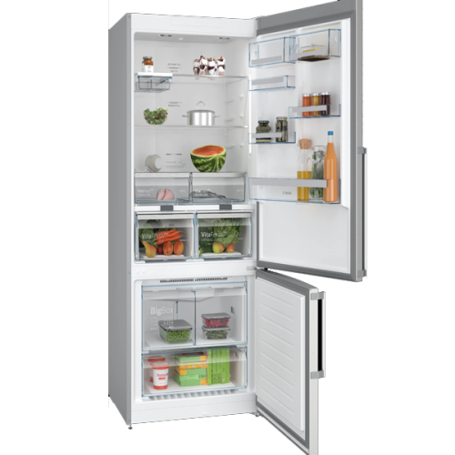 Frigorifico Combinado 2 Portas Cor Aco Inoxidavel No Frost BOSCH KGN86AIDR 631LT 186.0 x 86.0 x 81.0 cm Classe D