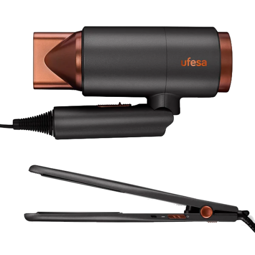 Secador de mão e Alisador c/ Bolsa UFESA 60305630