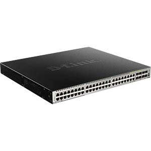 Switch D-LINK 52-Port Layer 3 Gigabit PoE Stack 