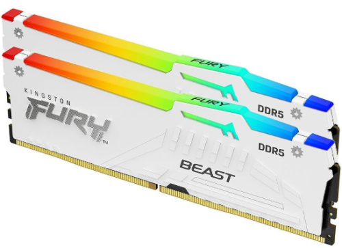 64GB 5200 DDR5 DIMM Kit2 FURY B WHT RGB