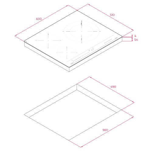 Placa Inducao Encastre Teka IBC63015 60Cm