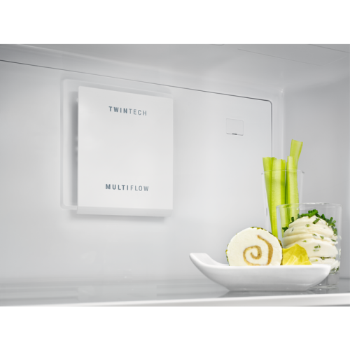 Frigorifico Combinado Inox No Frost  2 portas ZANUSSI ZNME32EU1 302L 186x59.5x65 Classe E