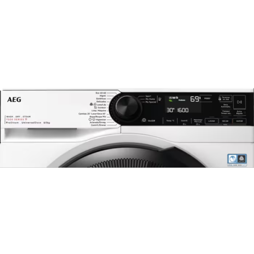 Maquina Lavar Secar AEG LWR7386M4O 1600Rpm 8+5Kg Condensação Classe D