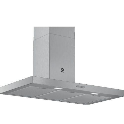 CHAMINÉ DE PAREDE BALAY DECOR. 3BC096MX INOX 90C