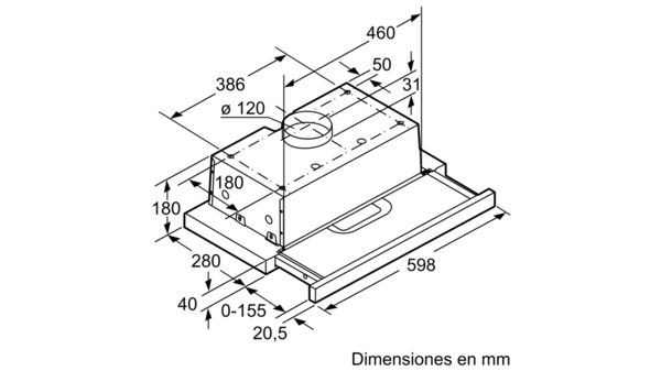 EXAUSTOR DE GAVETA BALAY 3BT262MB BRANCO