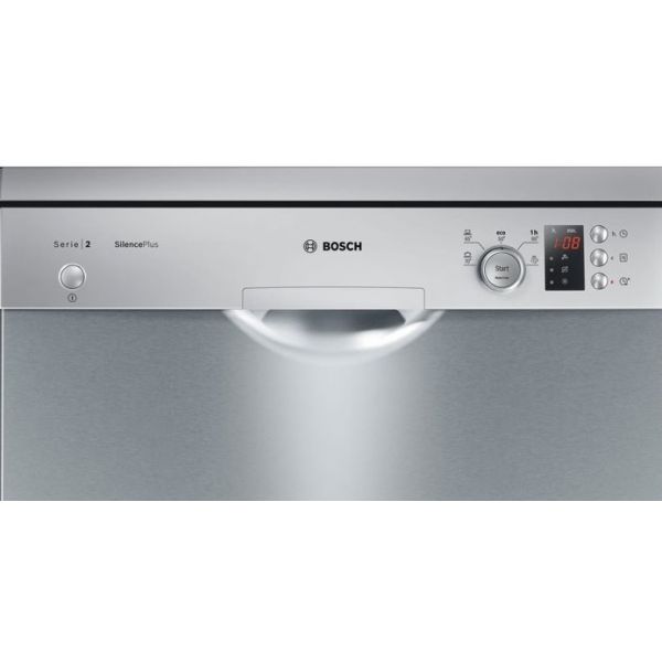 Máquina de Lavar Loiça Bosch Série 2 SMS25AI05E – 60 cm, 12 Conjuntos, Inox Anti-dedadas