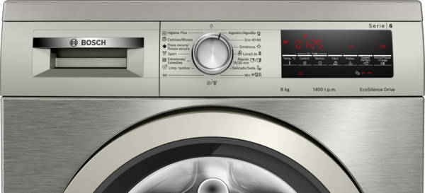 MAQUINA LAVAR ROUPA BOSCH WUU28T8XES 8KG 1400Rpm 60CM