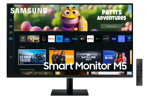 Monitor Samsung M50C 27" FHD FLAT 60Hz 4ms FF-HDMI/Colunas