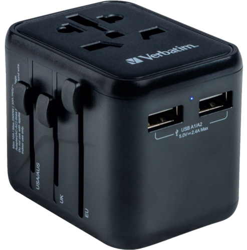 VERBATIM ADAPTADOR VIAGEM 2x USB- A