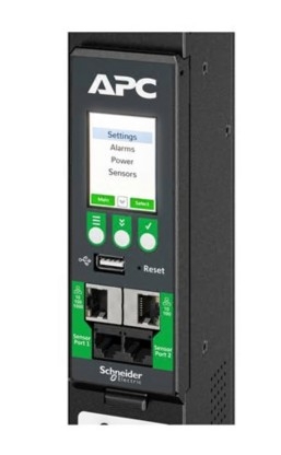Unidade de distribuição de potência APC NetShelter Rack PDU Advanced montável com contador, 230V, 32A AC 200-240 V 7.4 kW 7400 VA 1 fase , APDU10150ME