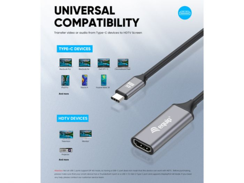 USB-C to HDMI 2.0 Adapter, 4K/60Hz