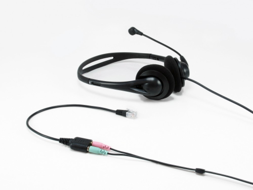 RJ9 to 3.5mm Headset Audio Adapter