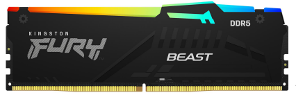 64GB 6000MT/s DDR5 CL40 DIMM (Kit of 4) FURY Beast White RGB XMP