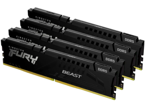 64GB 5600MT/s DDR5 CL40 DIMM (Kit of 4) FURY Beast Black XMP