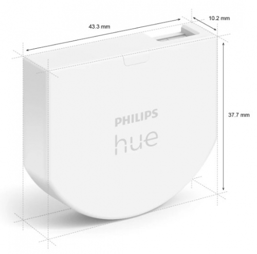 Philips Pacote de 2 módulos de interruptor de parede Philips Hue, 929003017102