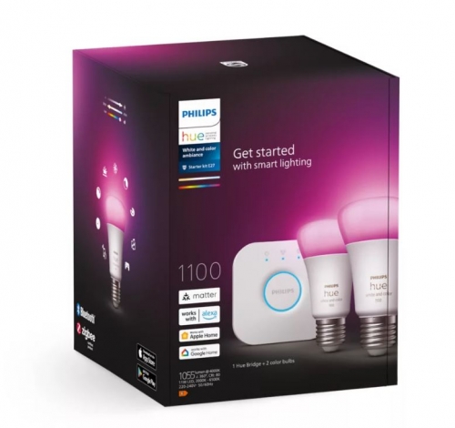 Philips Kit inicial: 2 lâmpadas inteligentes E27 (1100)