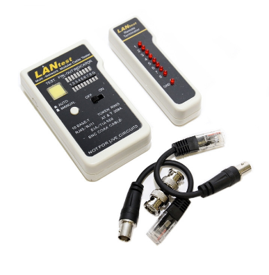 WP RACK CABLE TESTER UTP/STP RJ45, RJ11/RJ12, BNC