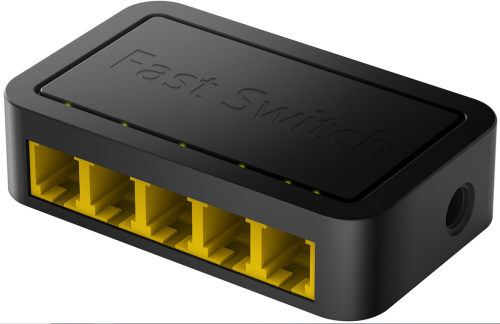 CUDY SWITCH DE MESA 5 PORTAS 10/100 Mbps