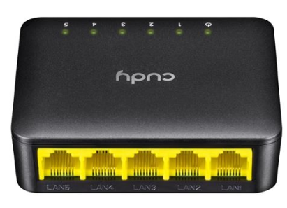 CUDY SWITCH DE MESA 5 PORTAS 10/100/1000 Mbps