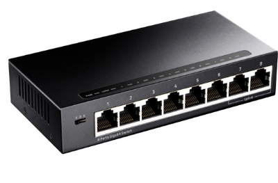 CUDY SWITCH DE MESA 8 PORTAS 10/100/1000 Mbps