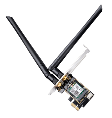 CUDY ADAPTADOR PCIe AX5400 TRI-BAND WIFI 6