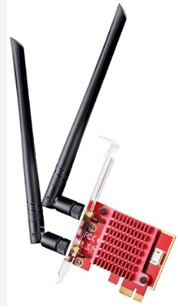 CUDY ADAPTADOR PCIe AX5400 TRI-BAND WIFI 6