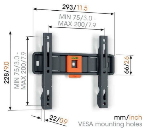 Suporte de TV VOGELS TVM 1205 (Fixo - 19'' a 50'' - Até 30 kg)