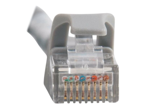 C2G Cat6 Booted Unshielded (UTP) Network Patch Cable - Cabo patch - RJ-45 (M) para RJ-45 (M) - 50 cm - PTNB - CAT 6 - moldado, sem nós, entrançado - cinza