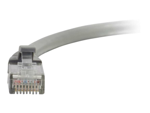 C2G Cat6 Booted Unshielded (UTP) Network Patch Cable - Cabo patch - RJ-45 (M) para RJ-45 (M) - 5 m - PTNB - CAT 6 - moldado, sem nós, entrançado - cinza