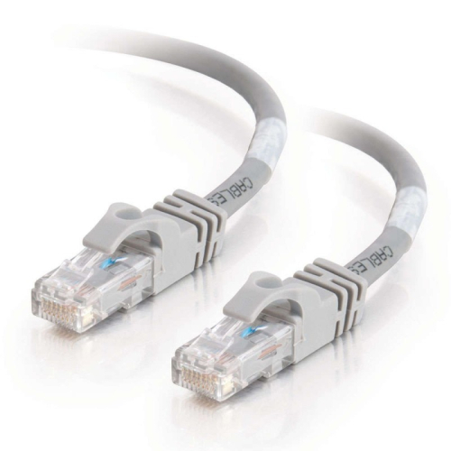 Cabo de rede C2G Cat6 Booted Unshielded (UTP) Network Patch Cable RJ-45 (M) para RJ-45 (M) de 7 m PTNB - CAT 6 - moldado, sem nós, entrançado. cinza