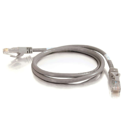 Cabo de rede C2G Cat6 Booted Unshielded (UTP) Network Patch Cable RJ-45 (M) para RJ-45 (M) de 7 m PTNB - CAT 6 - moldado, sem nós, entrançado. cinza