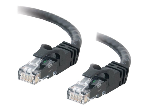 Cabo Rede 3Mt Preto C2G Cat6  RJ-45 (M) para RJ-45 (M)  PTNB  moldado, sem nós, entrançado , 83409