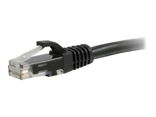 C2G Cat6 Booted Unshielded (UTP) Network Patch Cable - Cabo patch - RJ-45 (M) para RJ-45 (M) - 10 m - PTNB - CAT 6 - moldado, sem nós, entrançado - preto