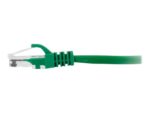C2G Cat6 Booted Unshielded (UTP) Network Patch Cable - Cabo patch - RJ-45 (M) para RJ-45 (M) - 3 m - PTNB - CAT 6 - moldado, sem nós, entrançado - verde