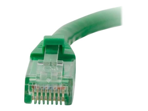 C2G Cat6 Booted Unshielded (UTP) Network Patch Cable - Cabo patch - RJ-45 (M) para RJ-45 (M) - 3 m - PTNB - CAT 6 - moldado, sem nós, entrançado - verde