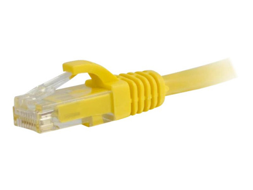 Cabo Rede 2Mt Amarelo C2G Cat6  RJ-45 (M) para RJ-45 (M)  PTNB moldado, sem nós, entrançado 83468