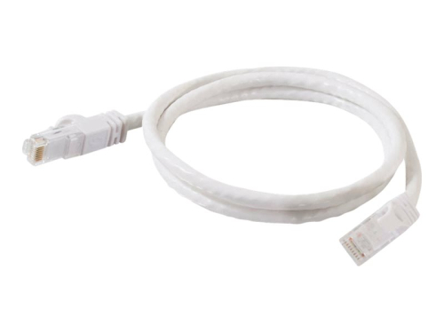 Cabo Rede  1Mt Branco C2G Cat6 RJ-45 (M) para RJ-45 (M) PTNB moldado, sem nós, entrançado 83486