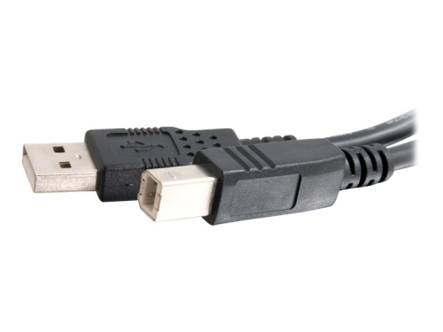 C2G 1m USB Cable - USB A to USB B Cable - M/M - Cabo USB - USB (M) para USB Tipo B (M) - USB 2.0 - 1 m - preto