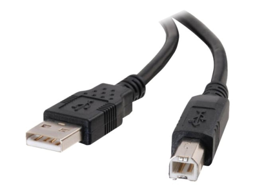 C2G 1m USB Cable - USB A to USB B Cable - M/M - Cabo USB - USB (M) para USB Tipo B (M) - USB 2.0 - 1 m - preto