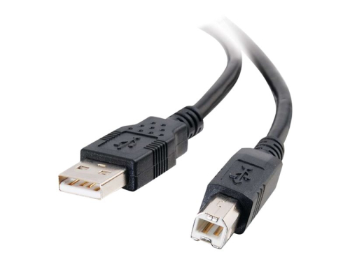 C2G 2m USB Cable - USB A to USB B Cable - M/M - Cabo USB - USB (M) para USB Tipo B (M) - USB 2.0 - 2 m - preto