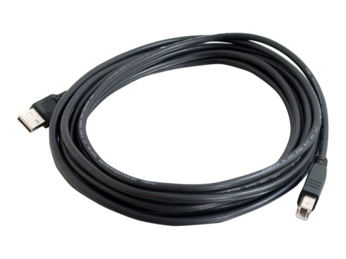 C2G 2m USB Cable - USB A to USB B Cable - M/M - Cabo USB - USB (M) para USB Tipo B (M) - USB 2.0 - 2 m - preto