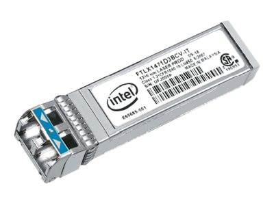 Intel Ethernet SFP+ LR Optics - Módulo de transceptor SFP+ - 10 GigE - 1000Base-LX, 10GBase-LR - monomodo LC - até 10 km - 1310 nm - para Ethernet Converged Network Adapter X520, X710, Ethernet Server Adapter X520