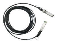 Cisco SFP+ Copper Twinax Cable - Cabo de ligação directa - SFP+ para SFP+ - 10 m - axial duplo - activo - para Cisco 16, 8, Catalyst ESS9300, Nexus 22XX, 55XX, 7000, 93180, 93XX, UCS 61XX, C4200