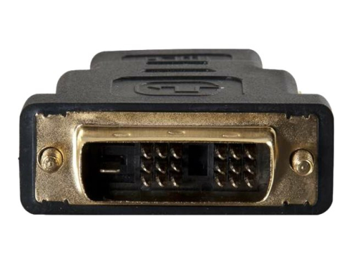 C2G Velocity Inline Adapter - Adaptador de vídeo - DVI-D macho para HDMI fêmea - preto