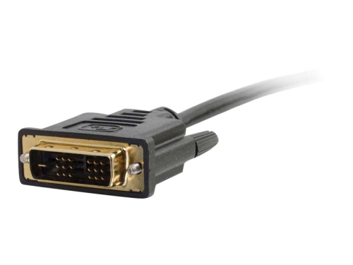 C2G 2m (6ft) HDMI to DVI Cable - HDMI to DVI-D Adapter Cable - 1080p - M/M - Cabo adaptador - DVI-D macho para HDMI macho - 2 m - blindado - preto