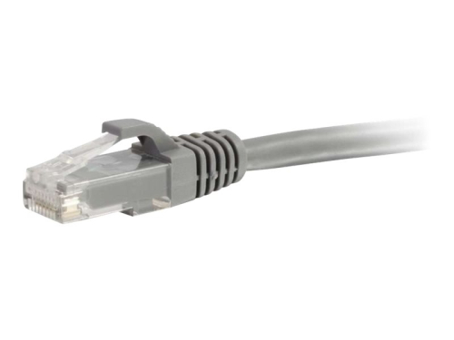 Cabo de Rede RJ 45 C2G Cat6 Booted Unshielded (UTP) Cabo patch RJ-45 (M) para RJ-45 (M) 30 cm PTNB CAT 6 moldado, sem nós, entrançado - cinza