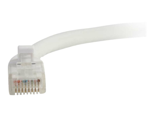 Cabo de Rede C2G Cat6a Booted Shielded (STP) RJ-45 (M) para RJ-45 (M) 30 cm PTB CAT 6a moldado, sem nós, entrançado preto