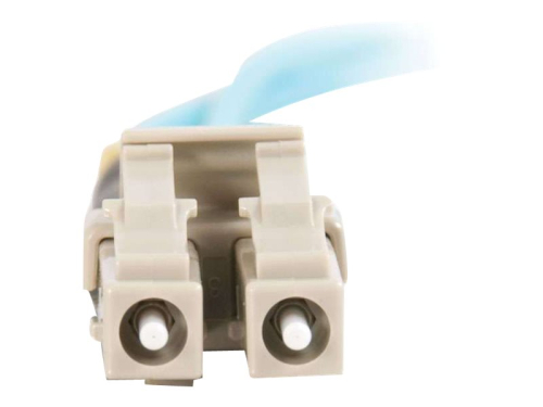 Cabo de rede C2G 85555 LC-LC 10Gb 50/125 OM3  (LSZH)  multi-modo LC (M) para multi-modo LC (M)  15mt  fibra óptica  duplex  50 / 125 micron  sem halogéneo Azul Agua