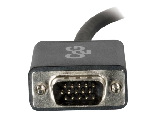 C2G 1m DisplayPort to VGA Adapter Cable - DP to VGA - Black - Cabo DisplayPort - DisplayPort (M) para HD-15 (VGA) (M) - 1 m - preto