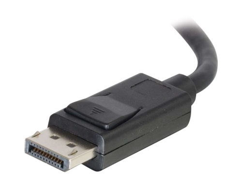 C2G 6ft 8K DisplayPort Cable with Latches - M/M - Cabo DisplayPort - DisplayPort (M) para DisplayPort (M) - 1.83 m - preto